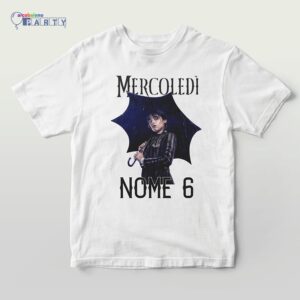 Maglietta Personalizzata Mercoledi'Addams