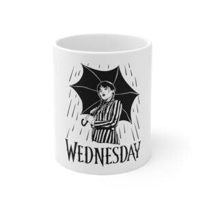 Tazza personalizzata Mercoledi' Addams