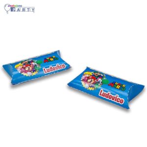 12 Scatole MARIO BROS Personalizzabili per confetti caramelle