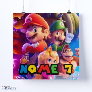 Poster Personalizzato Mario Bros