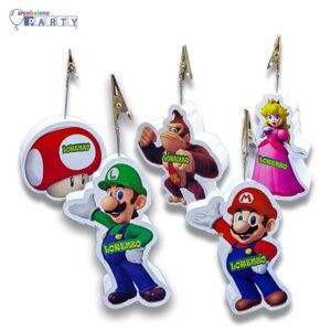 10 PORTAFOTO MARIO BROS IN POLISTIROLO CON NOME PERSONALIZZATO