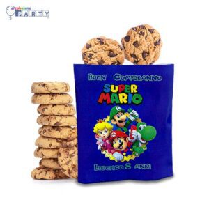 10 BISCOTTI COOKIE MARIO BROS SENZA GLUTINE PERSONALIZZATE