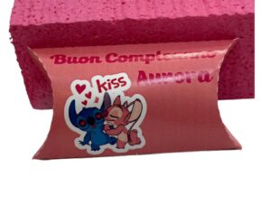 12 Scatole Stitch Personalizzabili per confetti caramelle