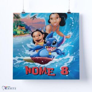 Poster Personalizzato Stitch