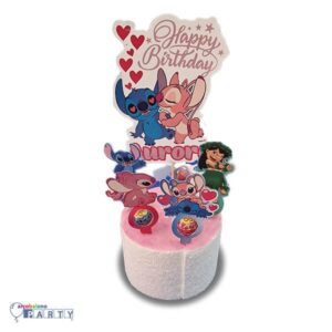 Lilo & Stitch Kit Chupa Chups con Base e Topper Personalizzato