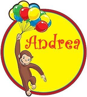 Cialda personalizzata su zucchero Curioso come George