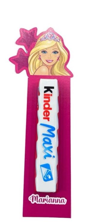 10 Barrette Kinder personalizzate tema Barbie