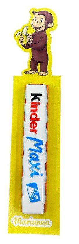 10 Barrette Kinder personalizzate tema Curioso come George