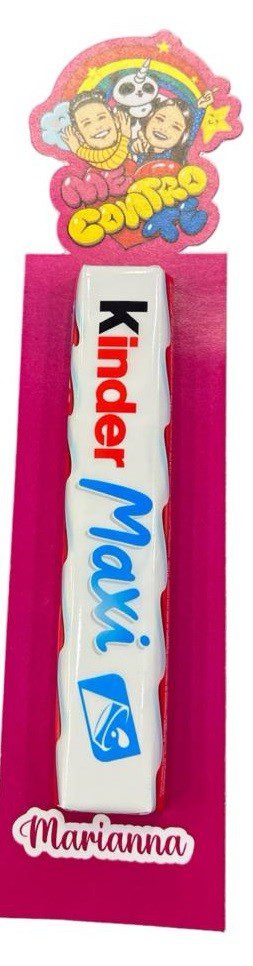 10 Barrette Kinder personalizzate tema Me Contro Te