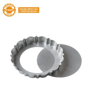 Design Tart Stampo Crostata Tondo Piccolo ø 20 x 3 h cm