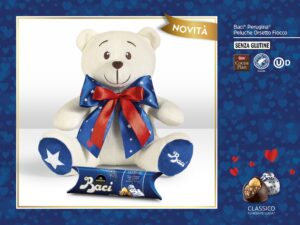 Baci Perugina Peluche Orsetto  San Valentino Gr 37,5 senza glutine