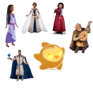 Wish Disney Magneti  Personalizzabili con Nome ed età 10 pz