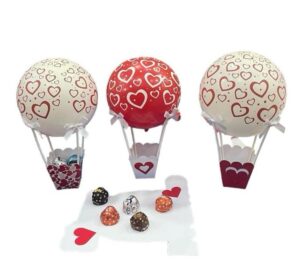 San Valentino la Mongolfiera dell'amore  con baci Perugina