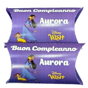 12 Scatole Wish Personalizzabili per confetti caramelle