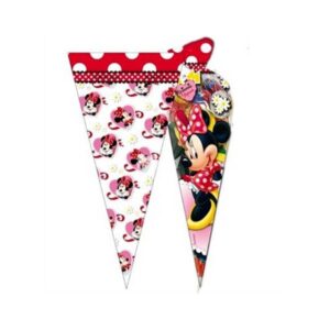 10 SACCHETTI A FORMA DI CONO PER CONFEZIONARE CARAMELLE E CIOCCO