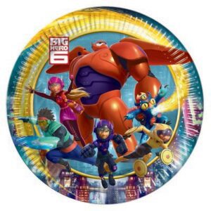 8 Piatti cm 20 Big Hero 6