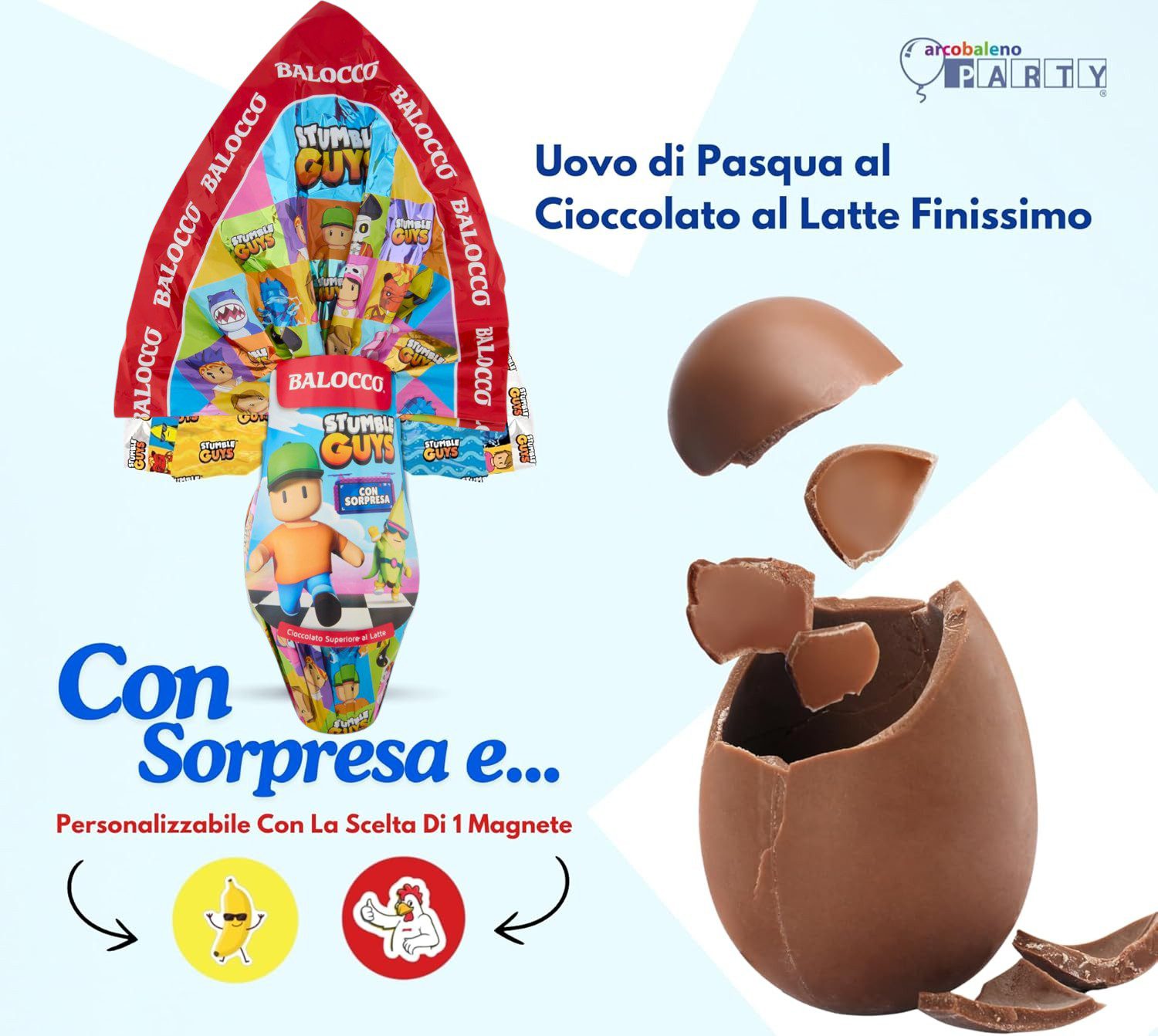 Stumble Guys Uovo di Pasqua gr 240 versione a scelta - immagine 2
