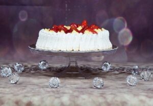 Alzata per torte in plastica diametro 30 cm