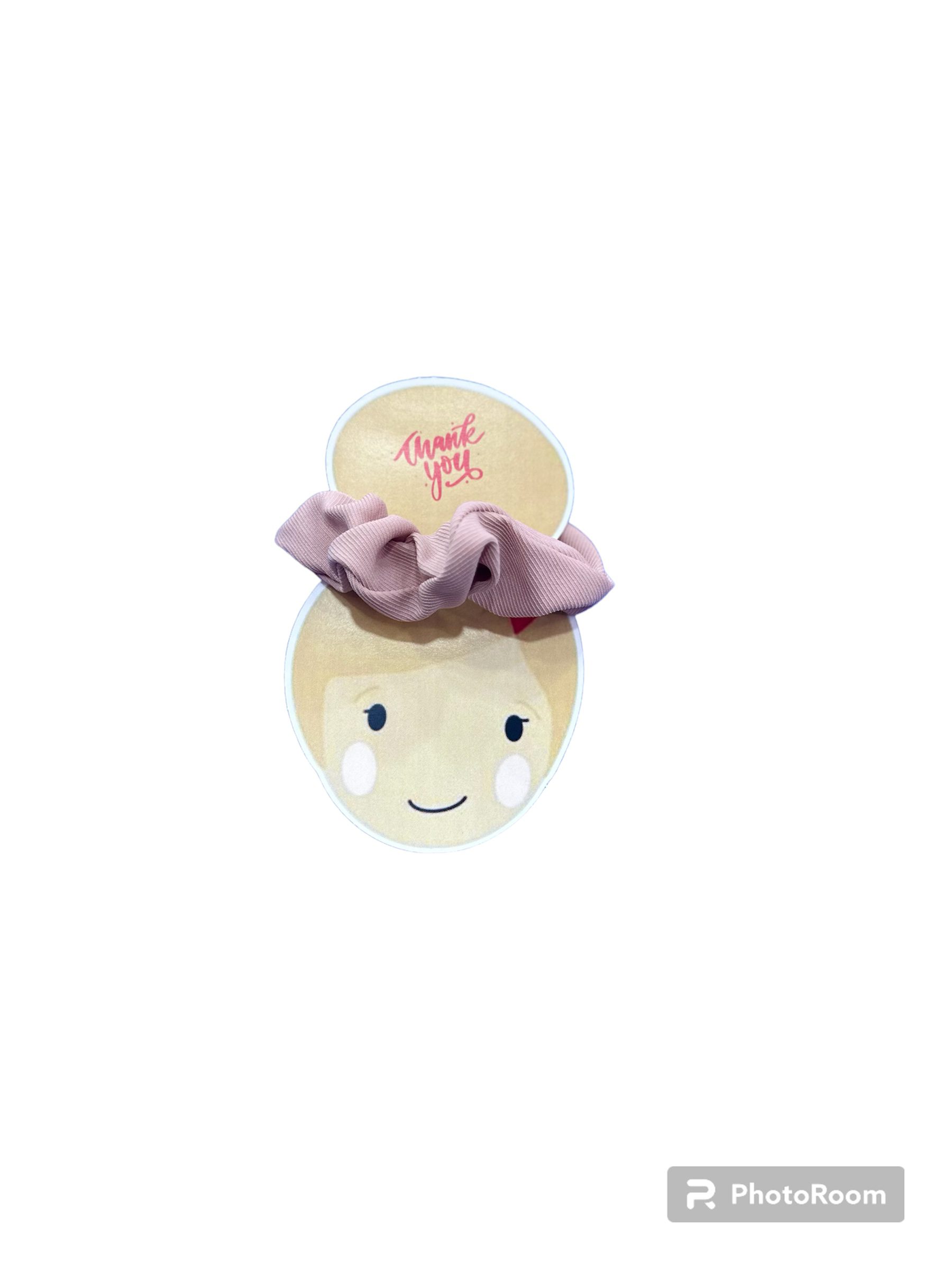 Scrunchies Gift Party elastici per capelli idea regalo fine festa - immagine 2