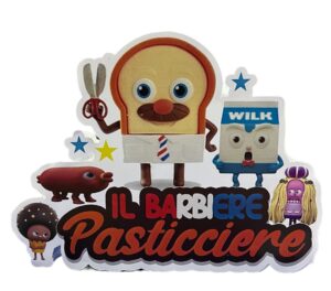 Sagoma in polistirolo con stampa frontale Il Barbiere Pasticciere