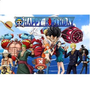 Cialda per torte su Zucchero One Piece Rettangolare Personalizzabile