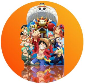 Cialda per torte su Ostia One Piece Rotonda Personalizzabile