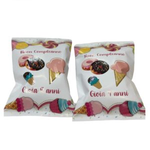 10 Bustine di Patatite SWEET SOFT GELATI Personalizzate