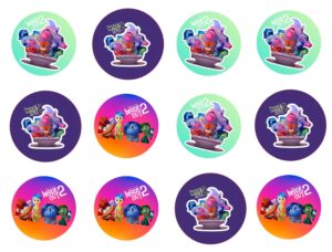 Cialda Su Zucchero Inside Out 2 12 Impronte Per Biscotti Cupcakes