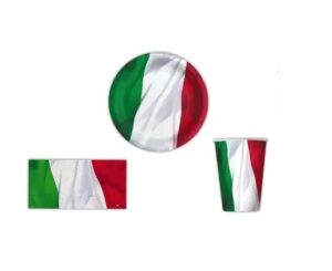 Kit 16 Ospiti  Coordinato tavola Italia Europei 2024