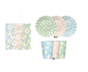 Kit 12 Ospiti  Coordinato tavola Daisy