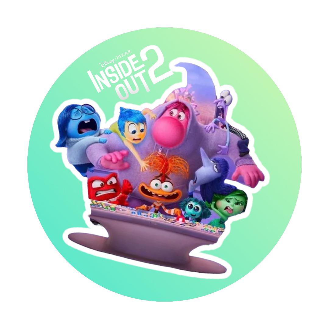 Cialda per torte su Zucchero Inside Out 2 Personalizzabile