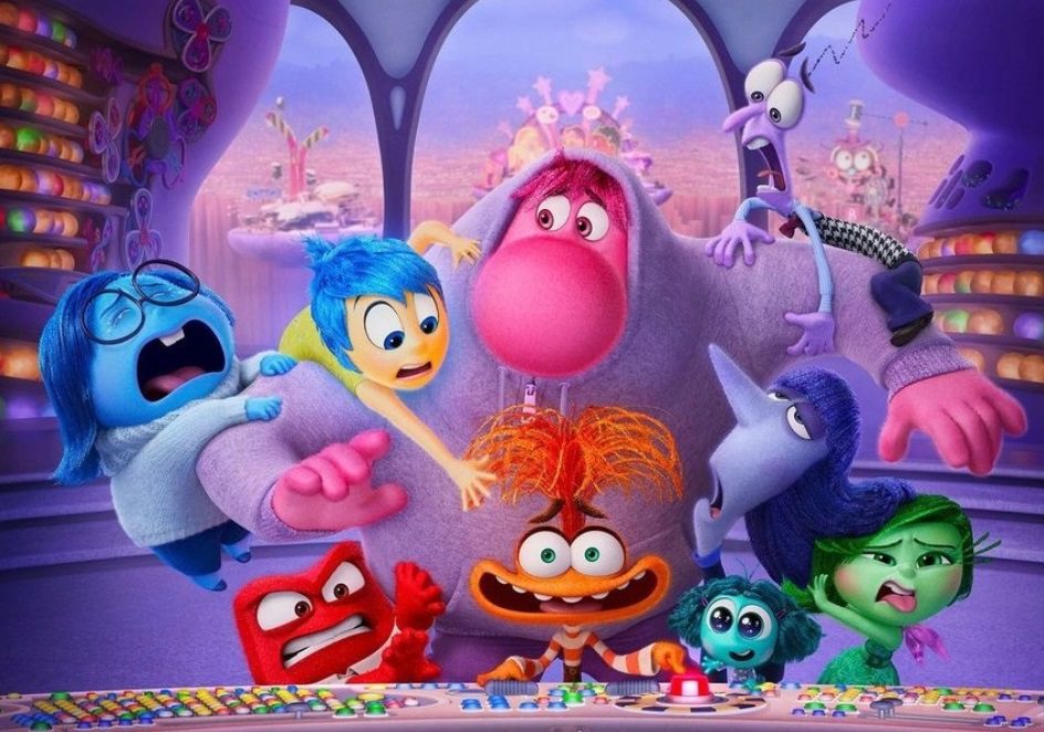 Cialda per torte su Zucchero Inside Out 2 Rettangolare Personalizzabile