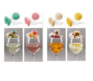 12 Gusci Macarons salati da farcire gusti assortiti