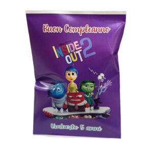 Inside Out 2 Bustine di Patatine Personalizzate 10 pz