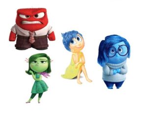 Sagoma personalizzata  in polistirolo con stampa frontale Inside Out 2 modello a scelta