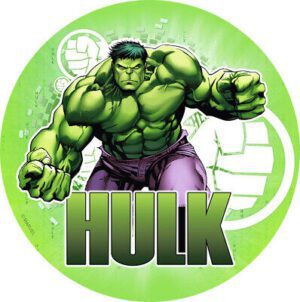 Cialda per torte su Ostia Hulk Personalizzabile
