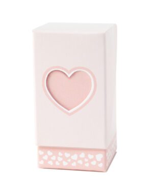 10 Scatole  portaconfetti  Mon Petite Coeur rosa