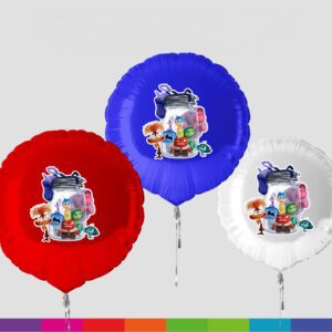 Palloncino in Mylar Foil Tondo Inside Out