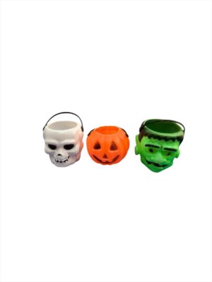 Kit 3 Secchielli in plastica Halloween