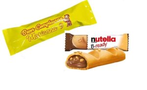 10  Kinder Nutelle B-ready personalizzate Curioso Come George