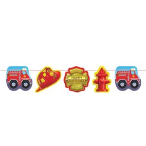 Festone Ghirlanda Pompiere Veicoli Speciali