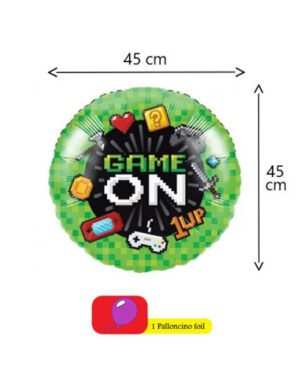 PALLONE IN FOIL GAMING PARTY CM 46