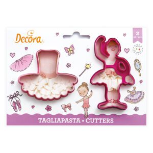 Set 2 Tagliapasta Ballerina e Tutù Danza