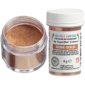 Polvere Brillante Alimentare Sugarflair Rose Gold Edible Lustre Glitter