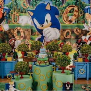 Sagoma In Cartone 2D Sonic per scenografie