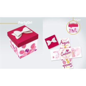 Skatush Explosion Box - Scatola Auguri / Regalo con Coperchio Buon Compleanno Girl