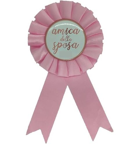 Coccarda "Amica della Sposa" - ottima per addio al nubilato
