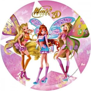 Cialda per torte su Ostia Winx Personalizzabile