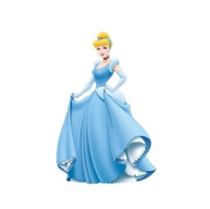 Sagoma in cartoncino mobileCenerentola Altezza 1mt