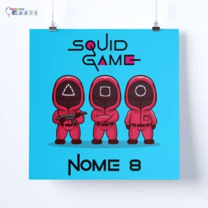 Poster personalizzato Squid Game